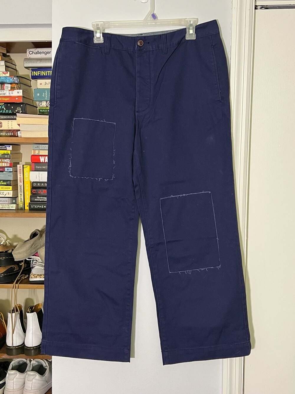 LL Bean Signature Women's Boyfriend Chino Pants in Darkest Navy
